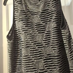 Ladies tank and sweater size large